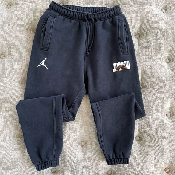 Nike Jordan Sport DNA Fleece Jogger Sweat Pants Jumpman Logo Black S - Picture 2 of 9